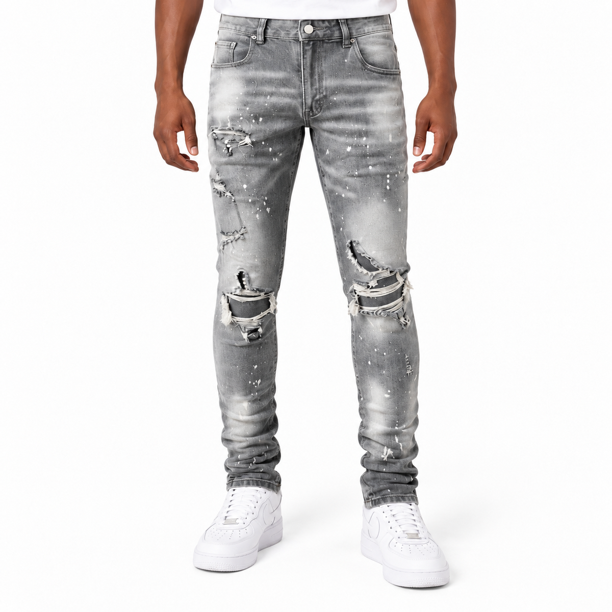 Ghost Ash Distressed Denim