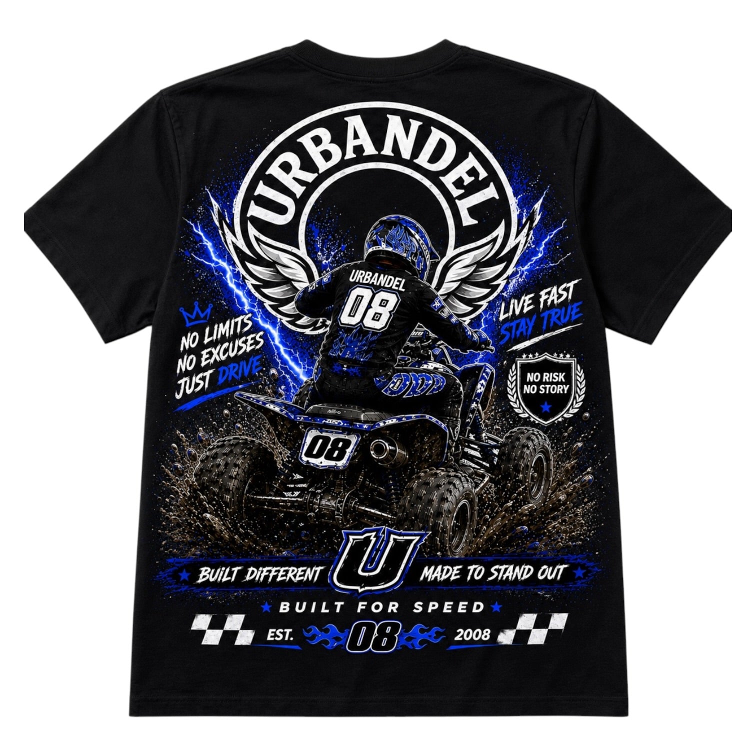 Live Fast Stay True” ATV Tee