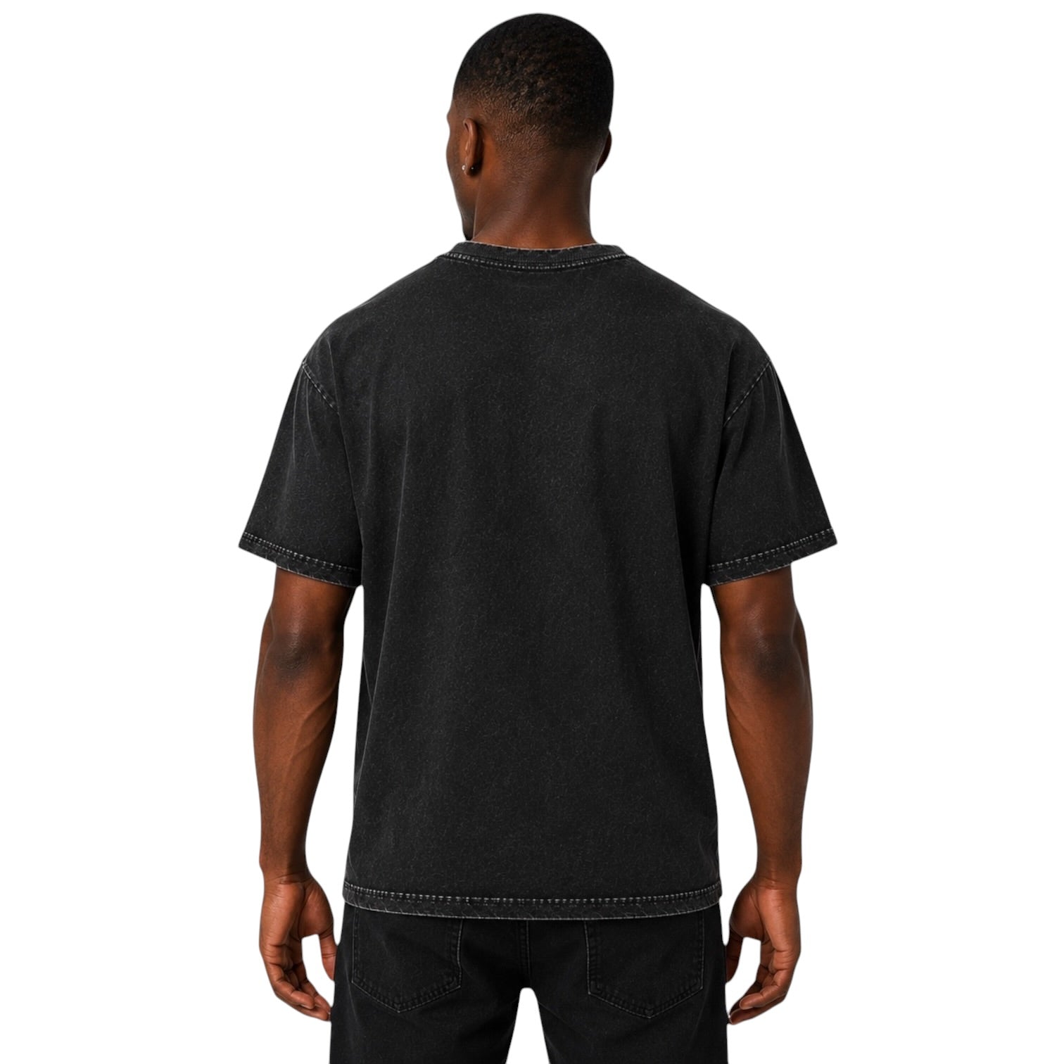 Cracked UBD Varsity Tee – Vintage Black