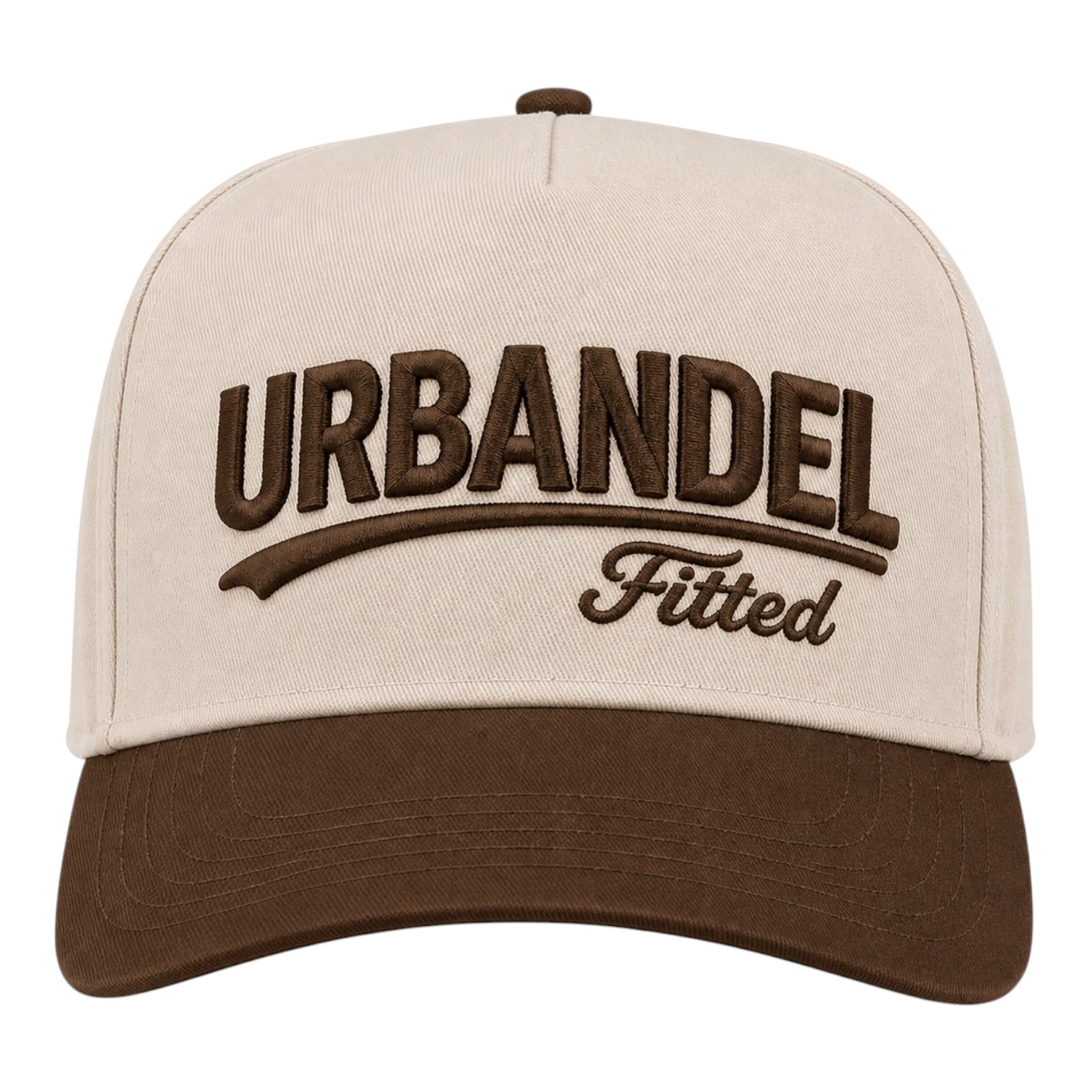Fitted Snapback – Sand & Brown Edition