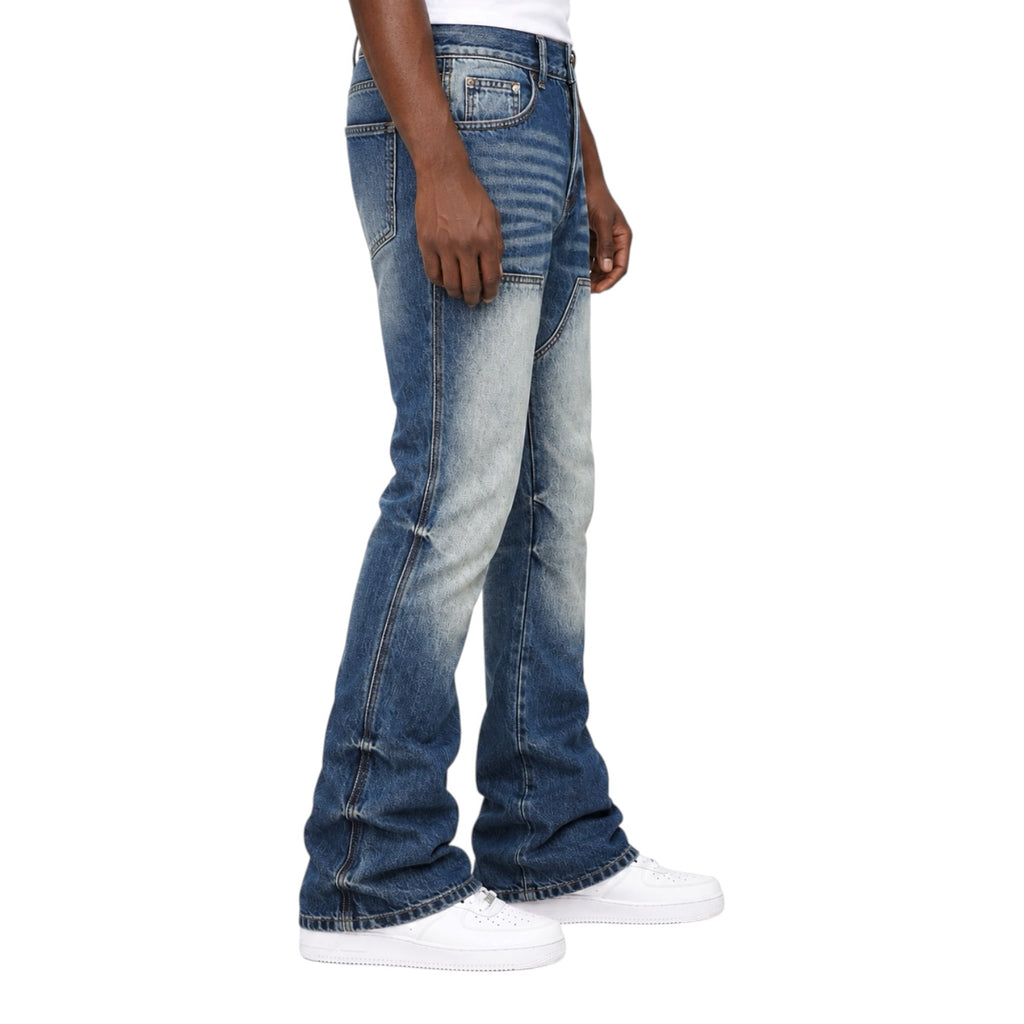 Vintage Indigo Panel Denim