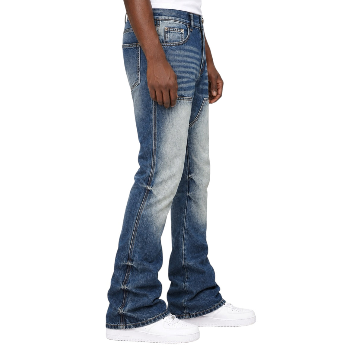 Vintage Indigo Panel Denim