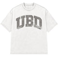 Cracked UBD Varsity Tee – Vintage White