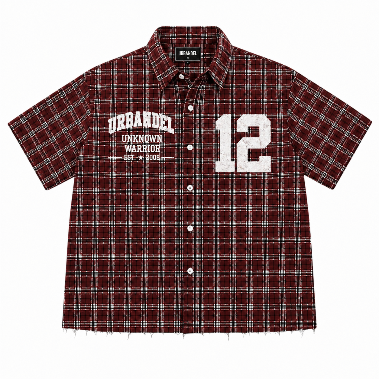 Earned Not Given Plaid Button Up