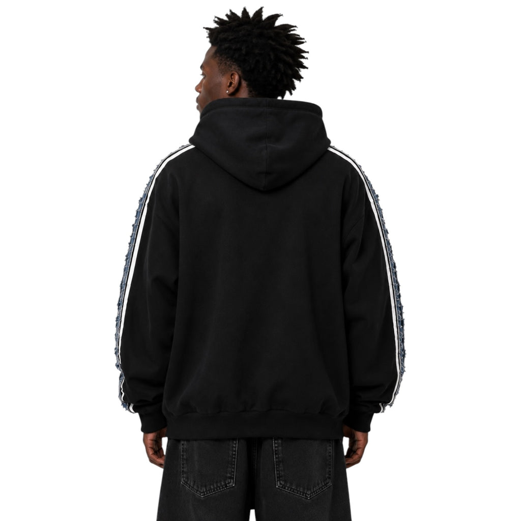 Trackline Denim Zip Hoodie
