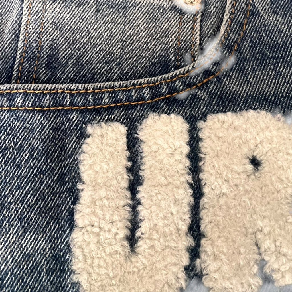 Angel Core Distressed Denim Shorts