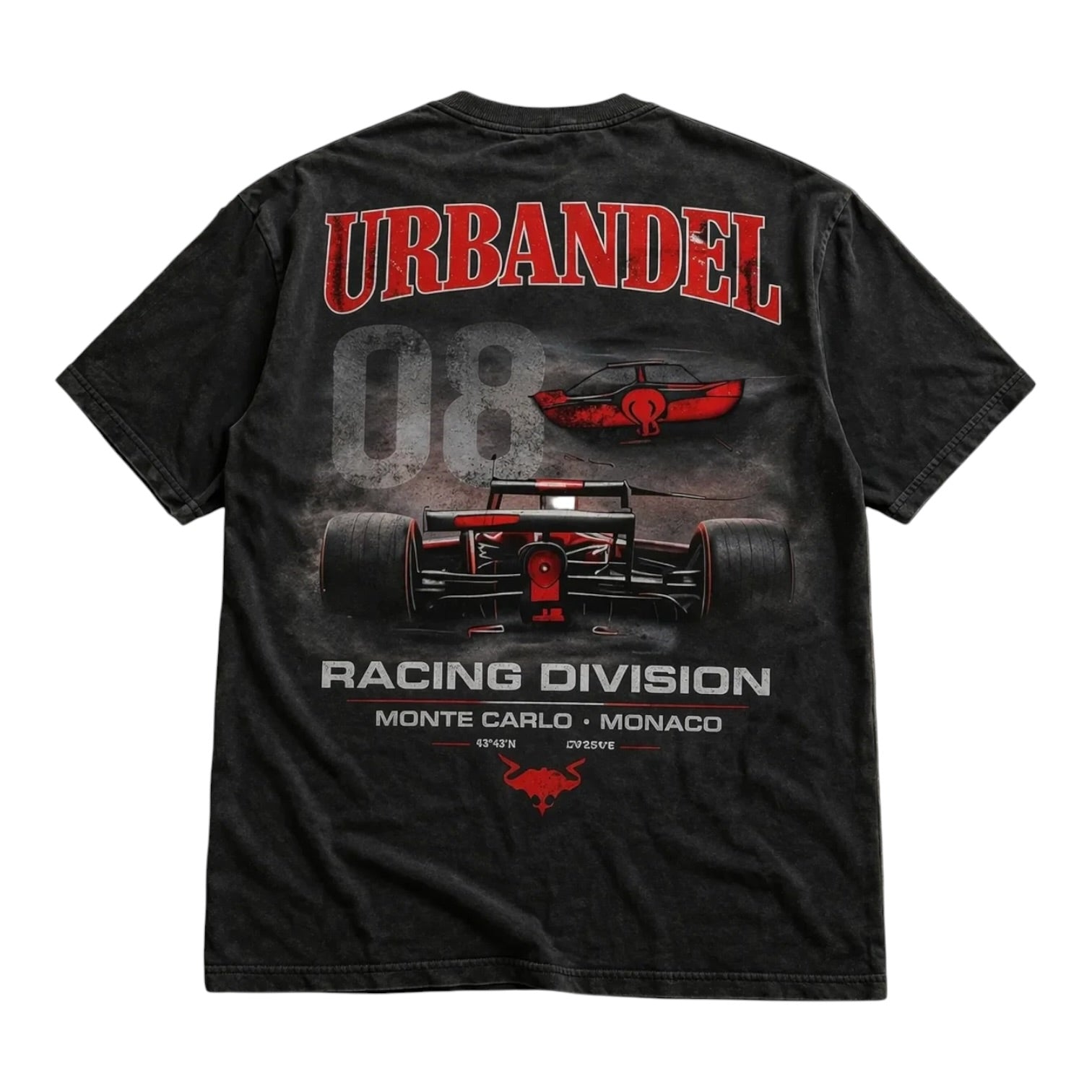 Monte Carlo Grand Prix Tee – Vintage Black