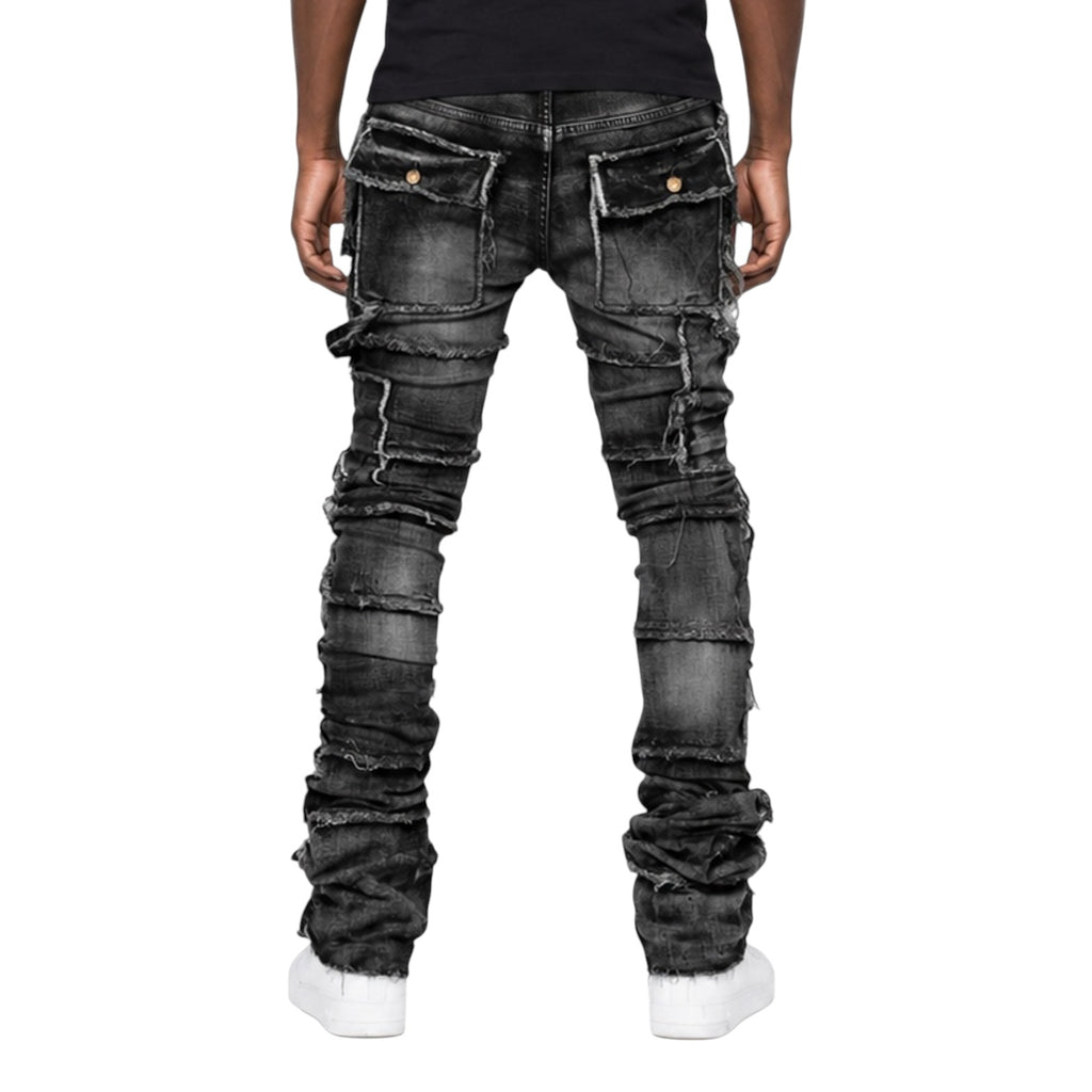 Shadow Construct Stacked Denim