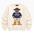 Bull Legacy Graphic Crewneck – Cream