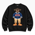 Bull Legacy Graphic Crewneck – Black