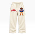 Bull Legacy Wide-Leg Sweatpants – Cream