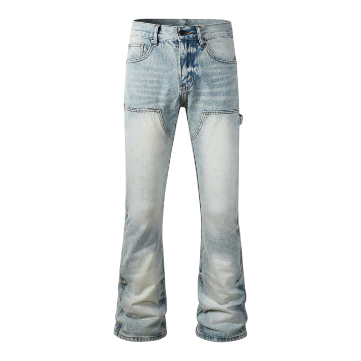 Glacier Blue Panel Stacked Denim