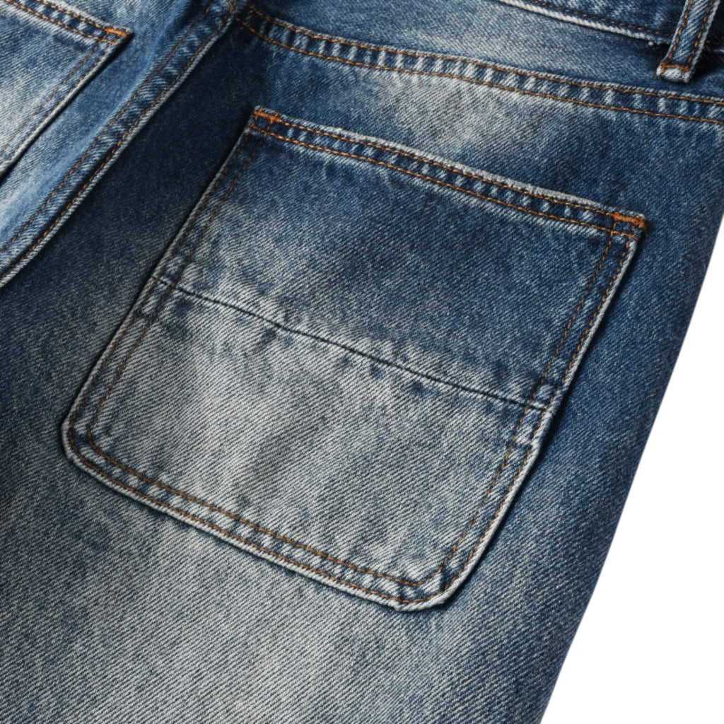 Vintage Indigo Panel Denim