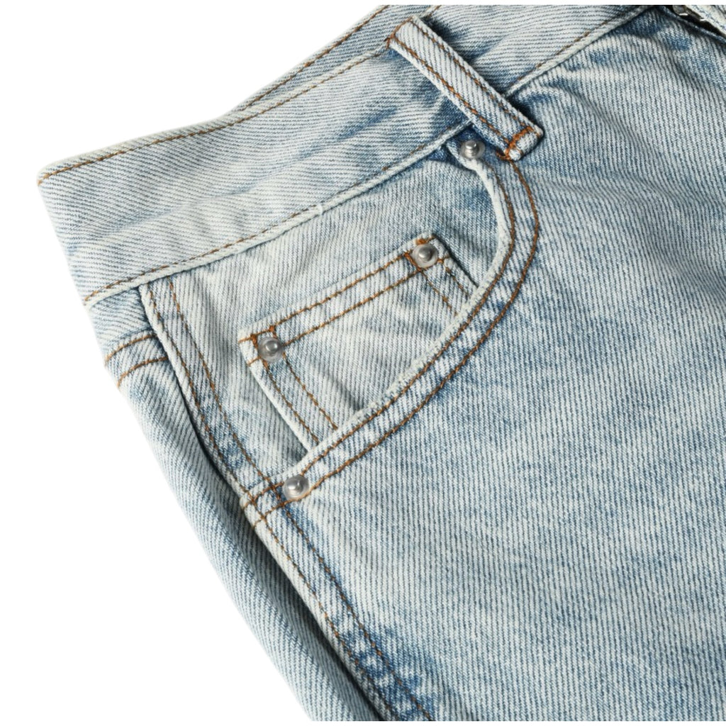Glacier Blue Panel Stacked Denim
