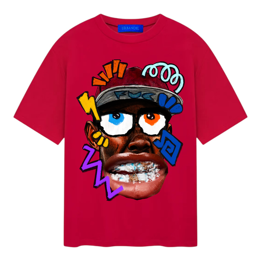 URBANDEL COOLING DOWN RED TEE