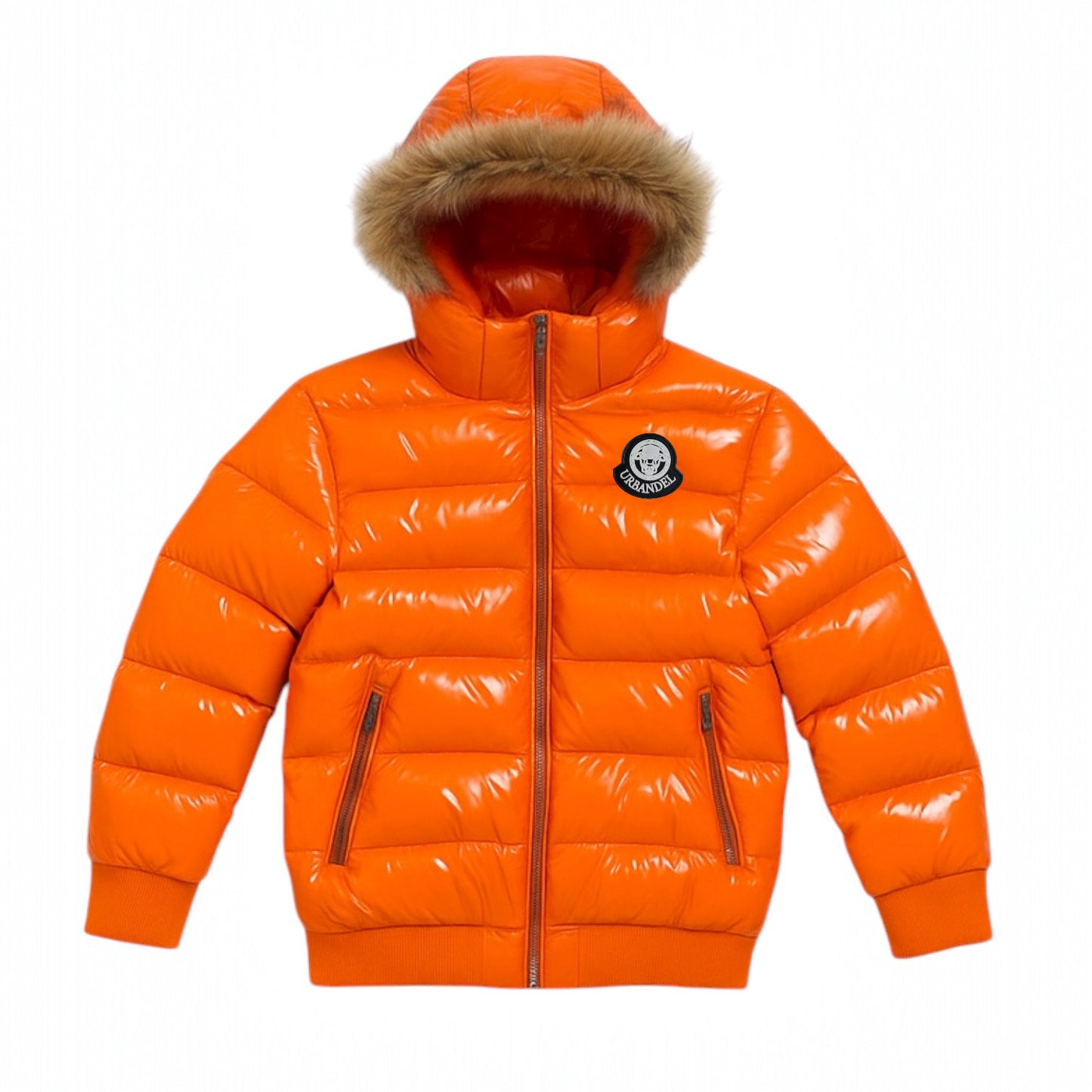 PRE ORDER URBANDEL LEVEL ORANGE PUFFER COAT