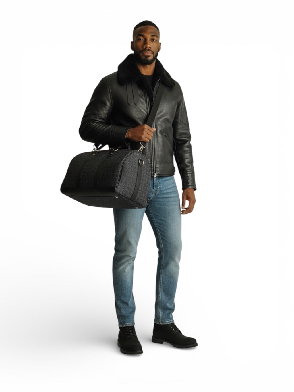 Midnight Monogram” Duffle Bag