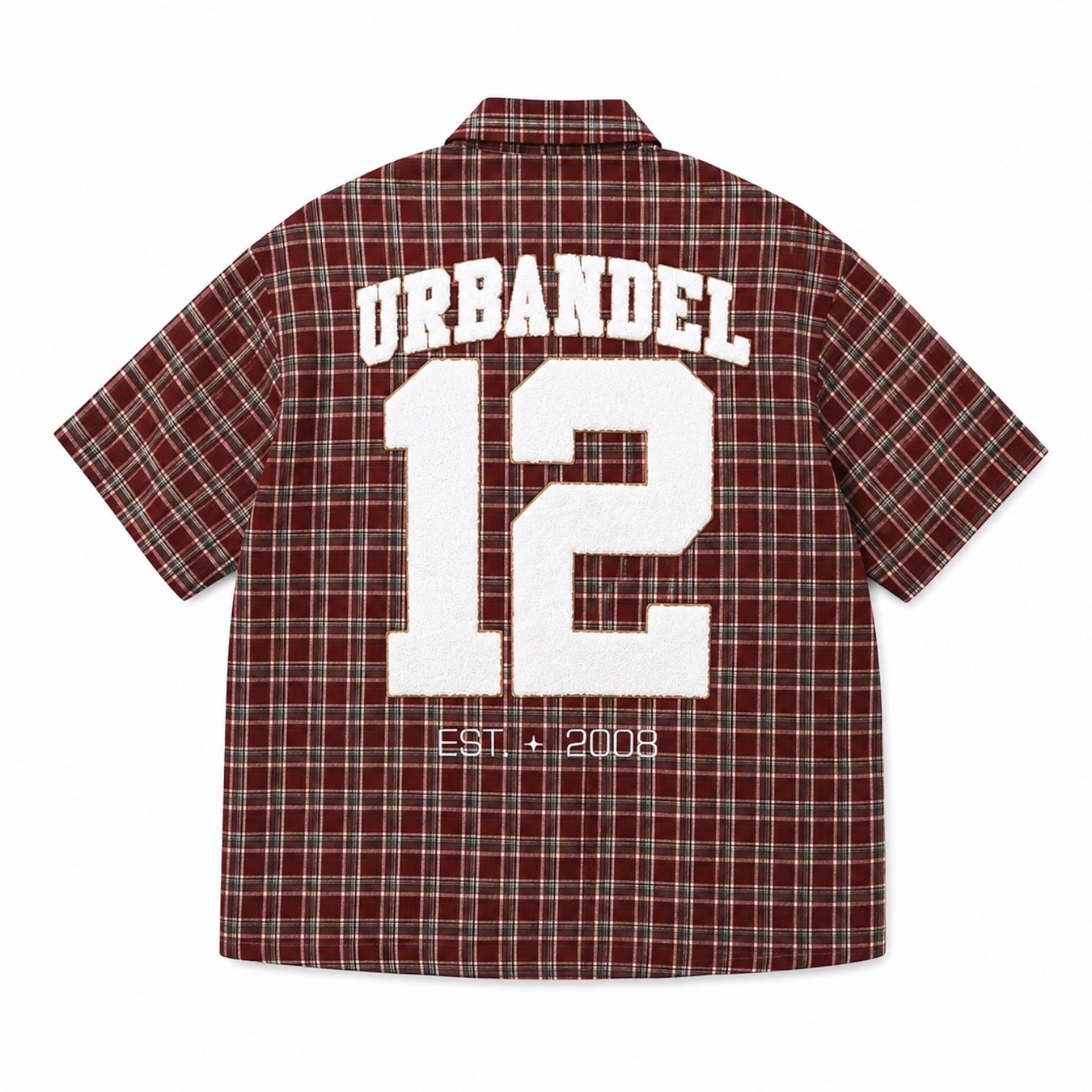Earned Not Given Plaid Button Up