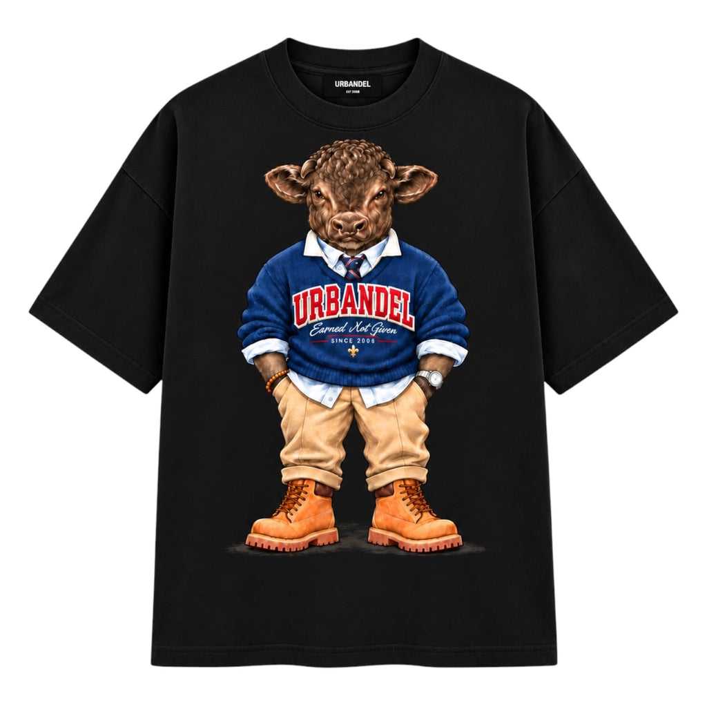 Bull Legacy Graphic Tee – Black