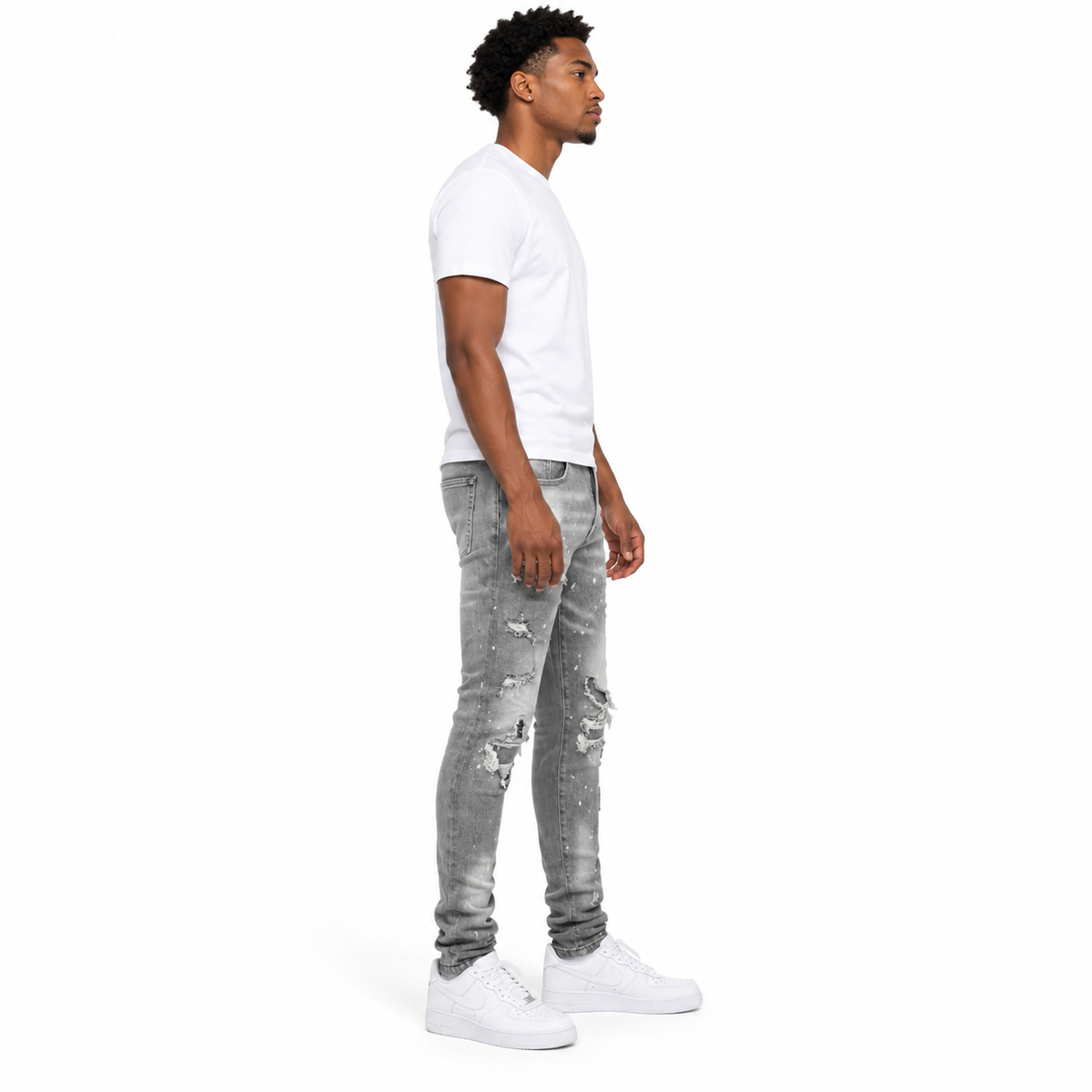 Ghost Ash Distressed Denim