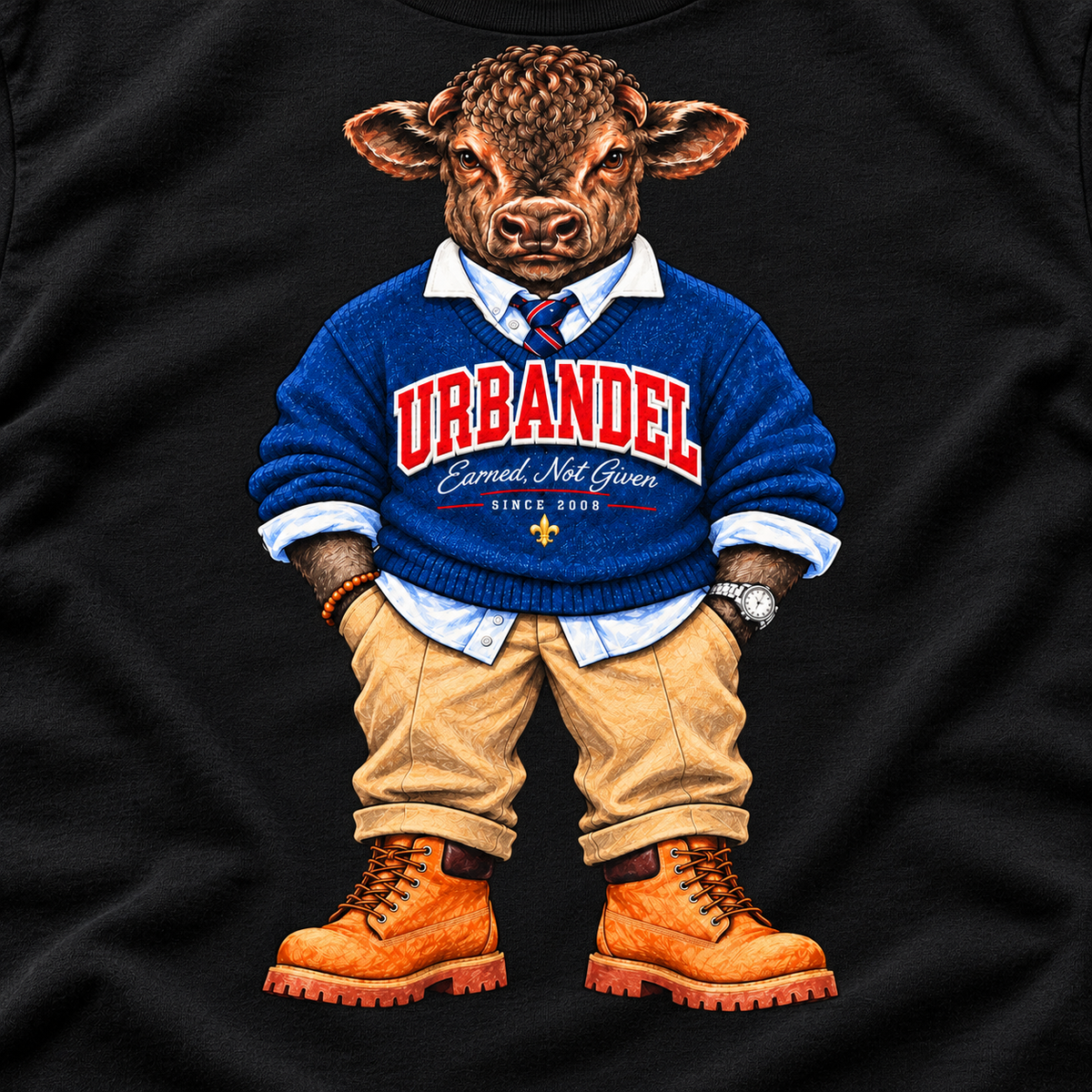 Bull Legacy Graphic Tee – Black