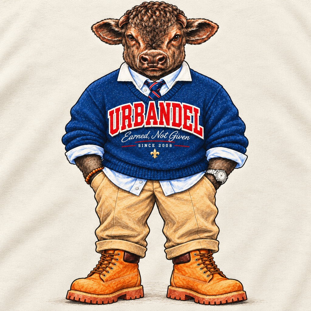 Bull Legacy Graphic Tee – Cream