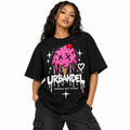 Melted Dreams Heavyweight Tee - Women Black