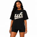 UB Vintage Script Tee – Washed Black